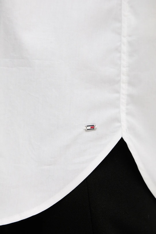 Tommy Hilfiger cămașă din bumbac WW0WW46848 alb