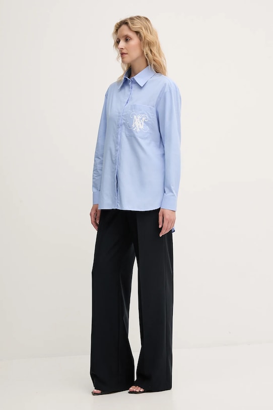 Bavlněná košile MAX&Co. 2526116121200 modrá AW25