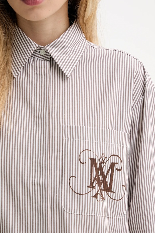 MAX&Co. koszula bawełniana 2526116121200 brązowy