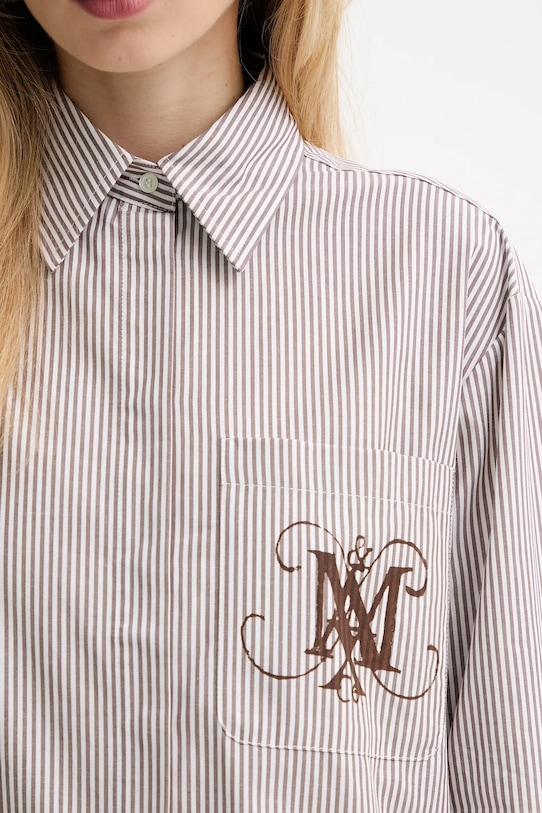Bavlněná košile MAX&Co. 2526116121200 hnědá