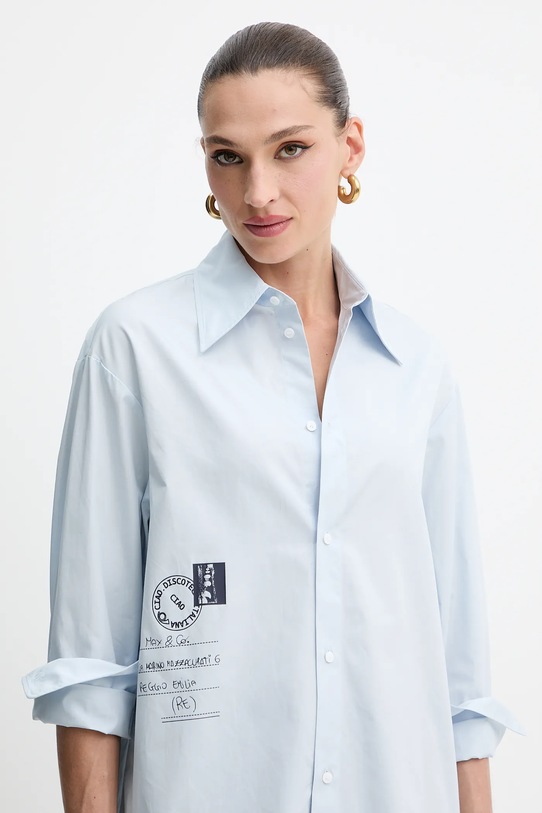 MAX&Co. koszula bawełniana niebieski 2528116021200
