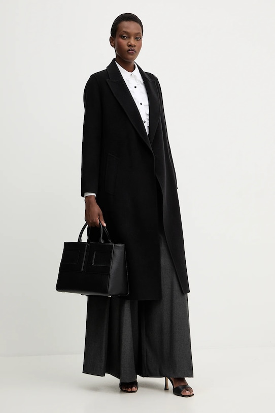 Luisa Spagnoli koszula bawełniana 542457 biały AW25