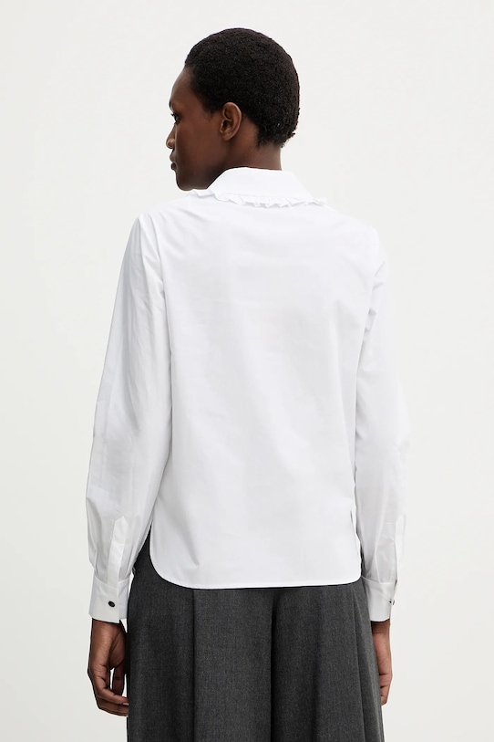 Odzież Luisa Spagnoli koszula bawełniana 542457 biały
