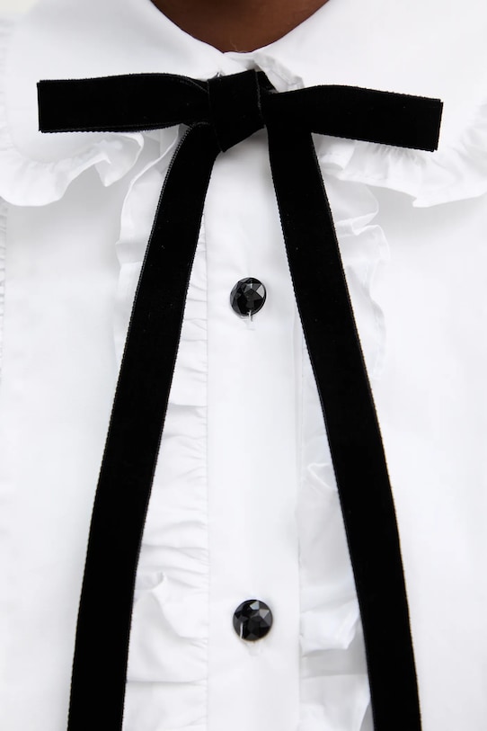 Luisa Spagnoli koszula bawełniana 542457 biały