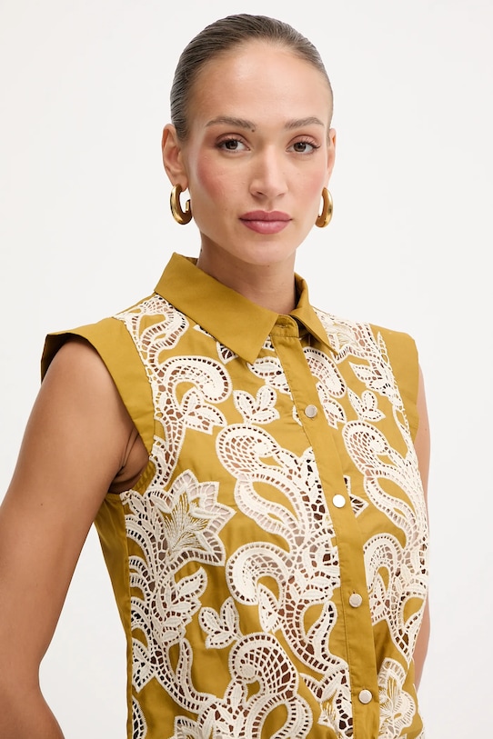 Bavlnená košeľa Morgan zelená COILA