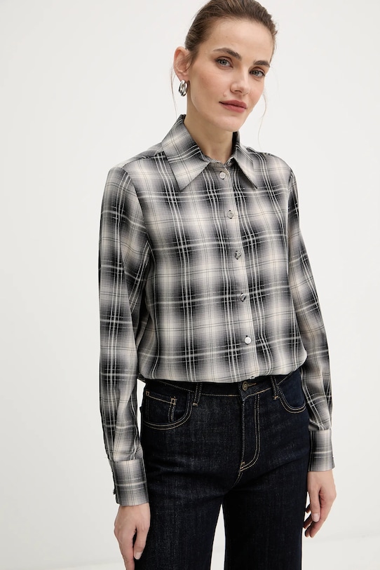 Liu Jo koszula czarny MF5493.T107A