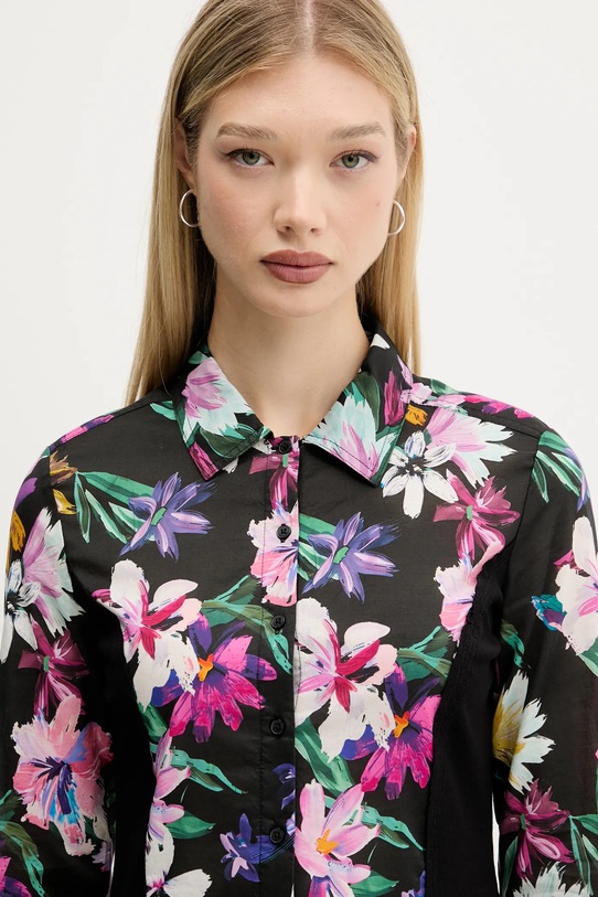 Desigual koszula COSTADILLO czarny 25WWCW15