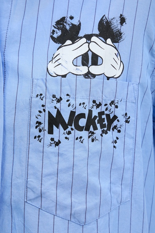 Desigual koszula MICKYSTRIPES 25WWCW19 niebieski