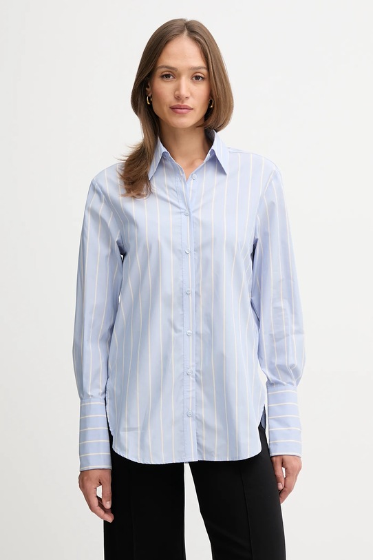 Košeľa Pedro del Hierro pásiky modrá 6632938