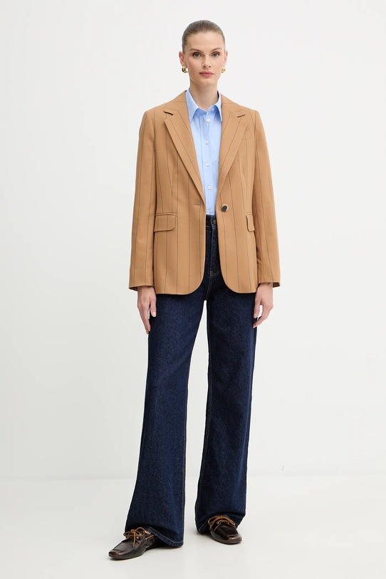 Marella koszula bawełniana 2523116074200 niebieski AW25