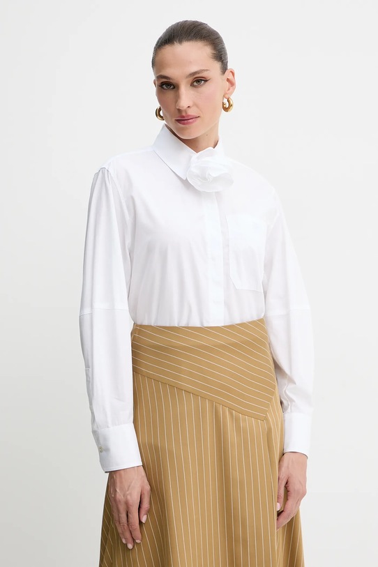 Marella koszula bawełniana bawełna biały 2523116084200