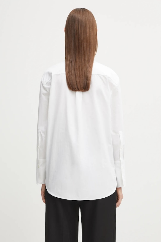 Îmbrăcăminte Kenzo cămașă din bumbac Boke Pin Regular FF62CH2549LB alb