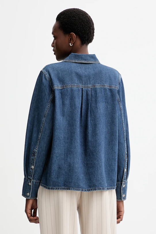 Odzież Rag & Bone bluzka jeansowa RJ0525FSUKE niebieski