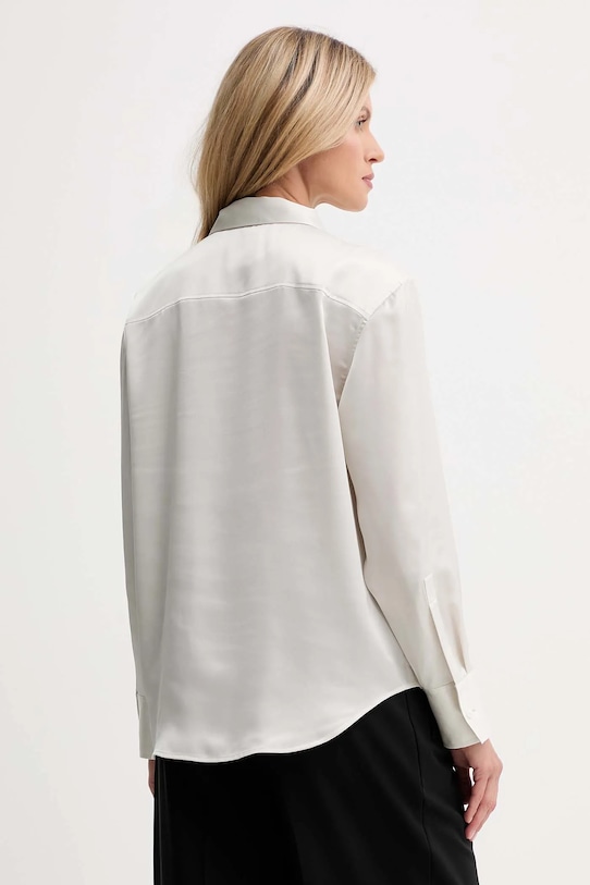 Odzież Calvin Klein koszula LV044D125G beżowy