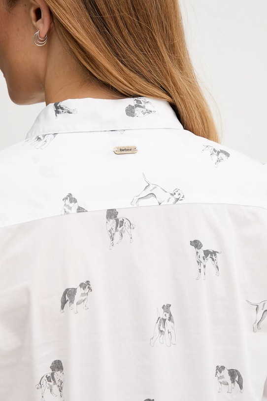 Barbour cămașă BRAMBLES LSH1644 alb