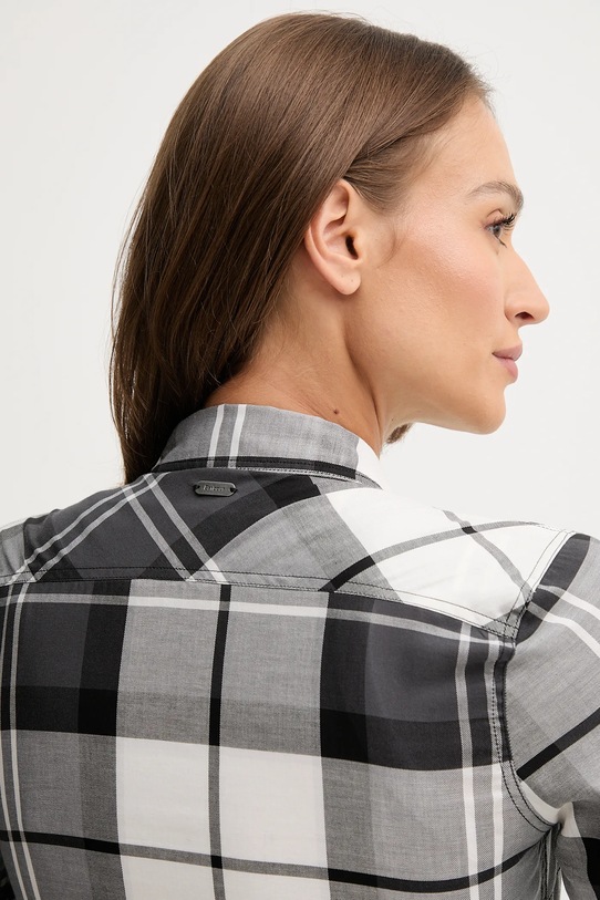 Barbour koszula bawełniana BRENDON LSH1353 szary