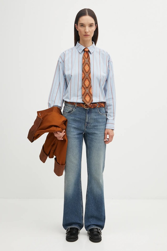 Бавовняна сорочка Barbour SAFFRON LSH1698 блакитний