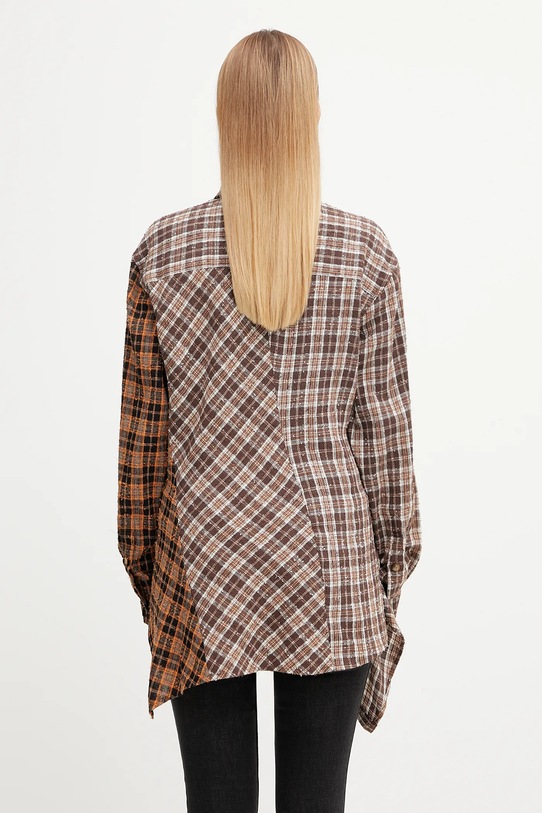 Clothing Andersson Bell shirt Twist Check atb1361w brown