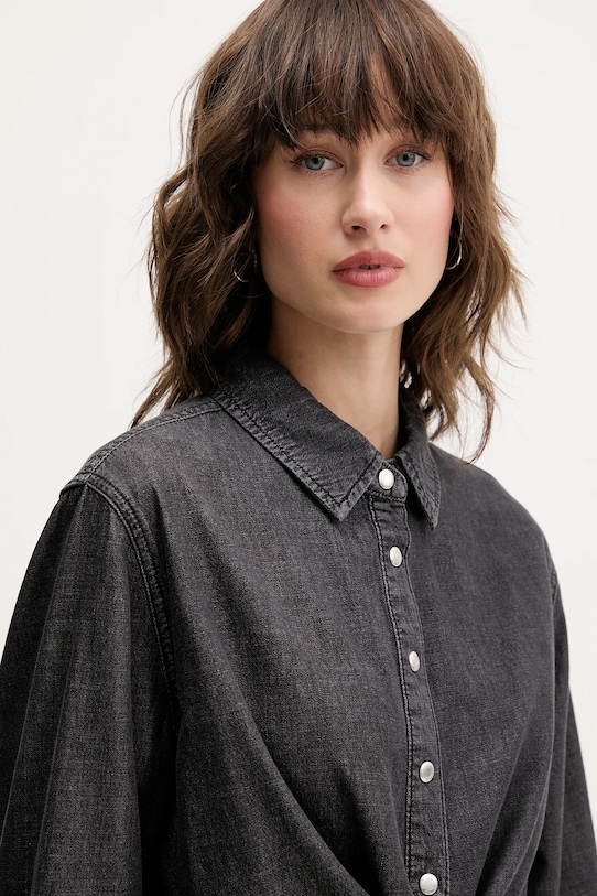 Karl Lagerfeld Jeans koszula jeansowa szary A4W11001