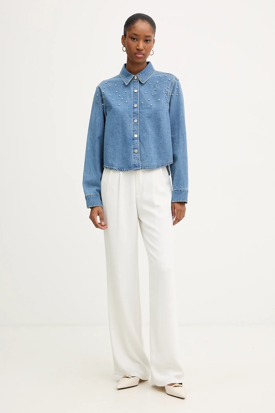 Morgan koszula jeansowa CBLING niebieski AW25