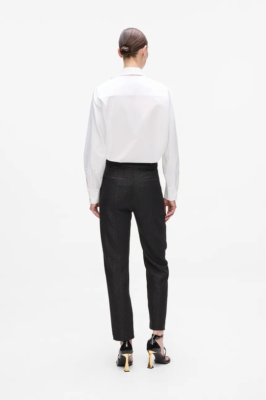 Βαμβακερό πουκάμισο Karl Lagerfeld λευκό A4W11009