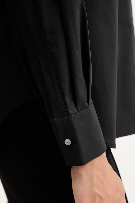 Бавовняна сорочка Karl Lagerfeld A4W11009 чорний