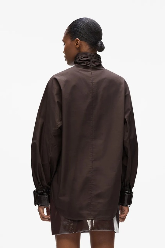 Karl Lagerfeld bluzka A4W11013 brązowy AW25