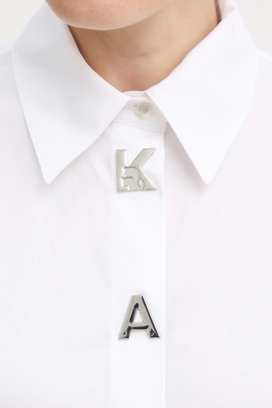 Бавовняна сорочка Karl Lagerfeld A4W11022 білий