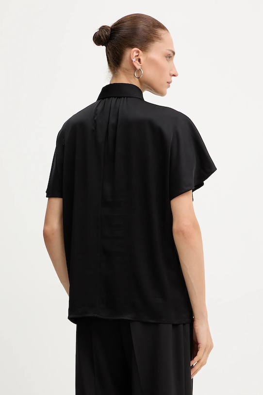 Odzież Karl Lagerfeld koszula A4W11040 czarny