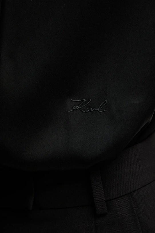 Πουκάμισο Karl Lagerfeld A4W11040 μαύρο