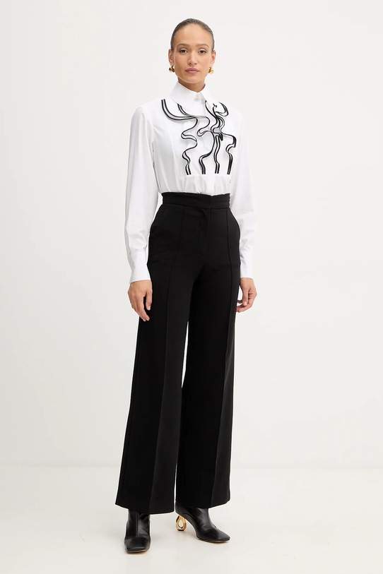 Karl Lagerfeld cămașă din bumbac A4W11015 alb AW25