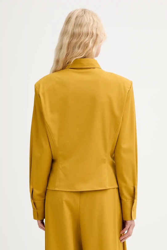 Ρούχα Μάλλινο πουκάμισο ISABELLE BLANCHE IS25FW.C037.T002 κίτρινο