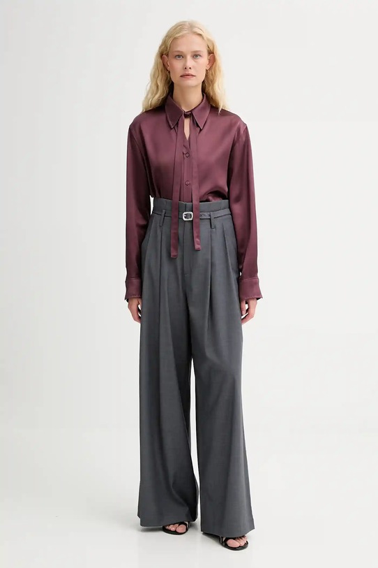 ISABELLE BLANCHE koszula IS25FW.C059.T008 bordowy AW25