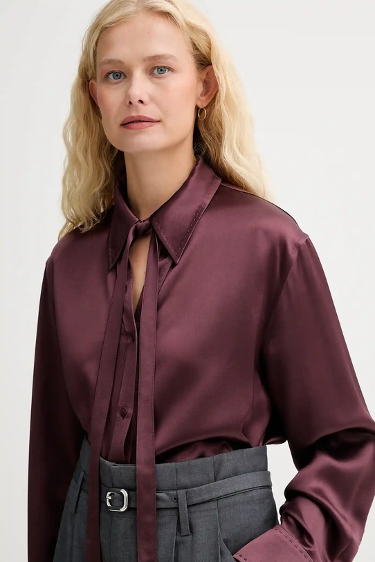 ISABELLE BLANCHE koszula bordowy IS25FW.C059.T008