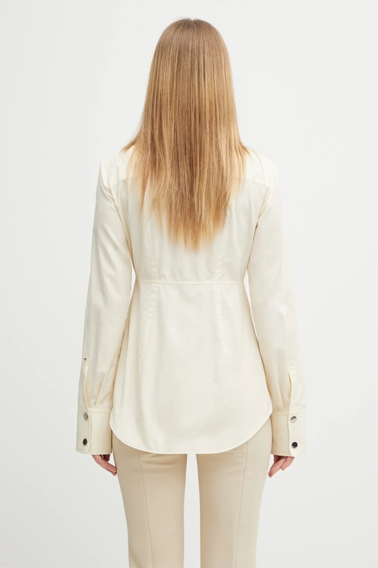 Odzież Sportmax koszula bawełniana AZOTO 2522196071600 beżowy