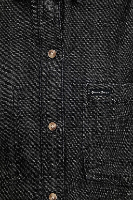 Guess Jeans koszula bawełniana W5BH0D.D6161 czarny