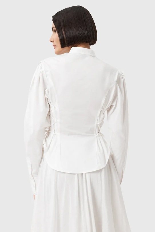 Βαμβακερό πουκάμισο AllSaints EVANNA λευκό W016PD
