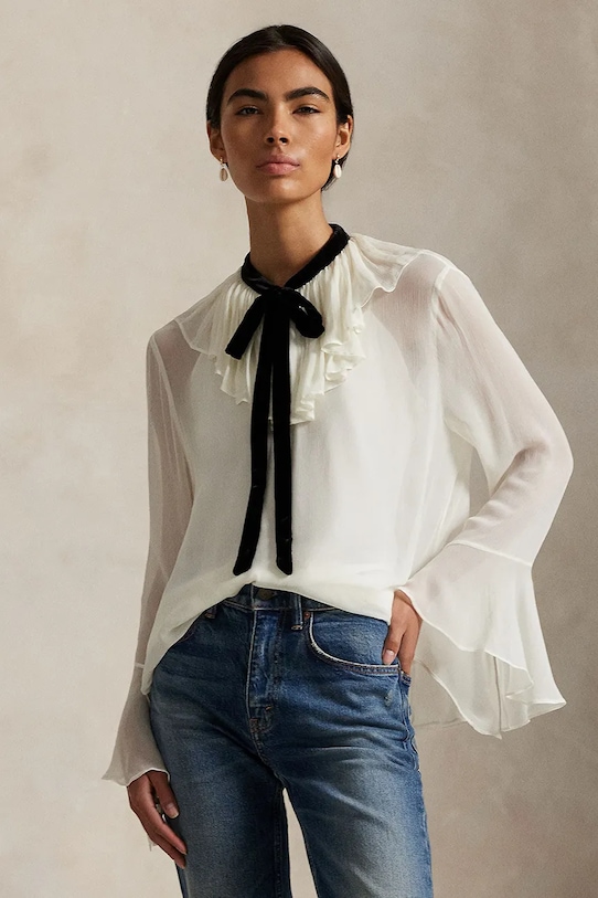 Polo Ralph Lauren camasa lung alb 211B14781