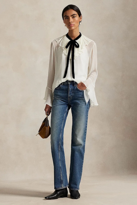 Îmbrăcăminte Polo Ralph Lauren camasa 211B14781 alb