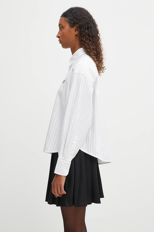 Carhartt WIP camicia in cotone W'''''''' L/S Cassel Shirt I035299.35GXX nero AW25