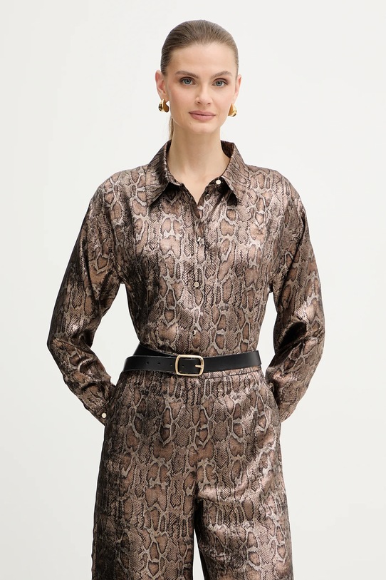 Morgan koszula klasyczny brązowy CEBIL.F