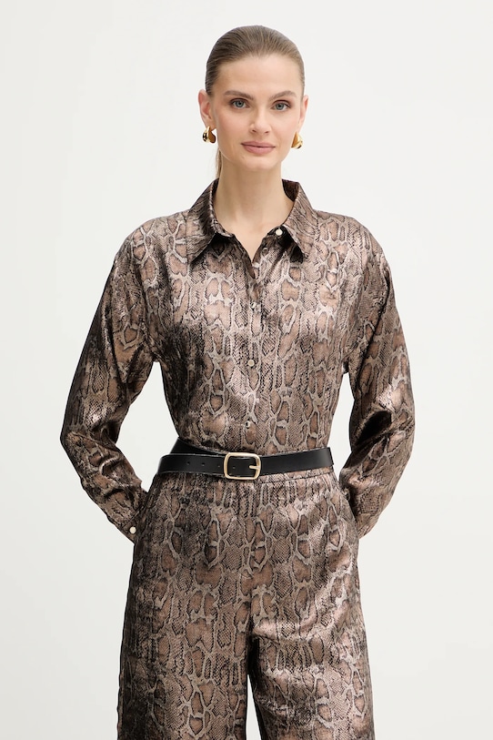 Morgan koszula klasyczny brązowy CEBIL.F