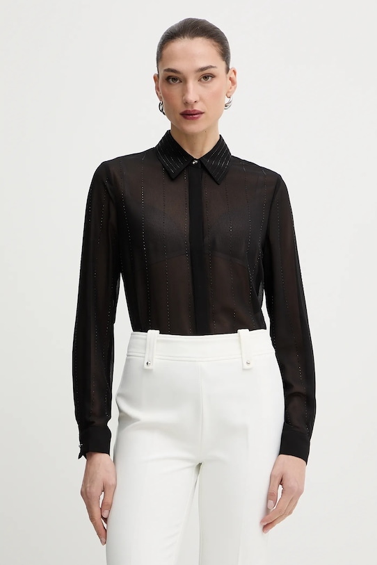 Morgan koszula klasyczny czarny CIMARO