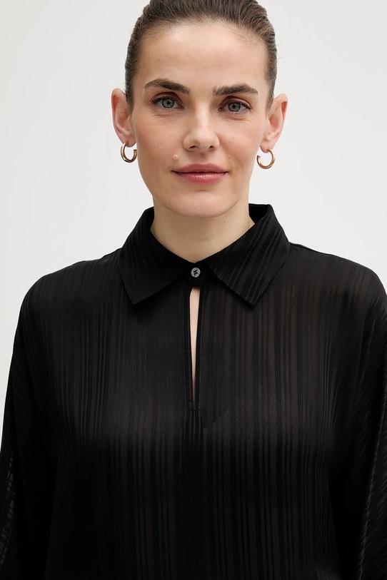 Sisley koszula czarny 5FGXLQ0A6