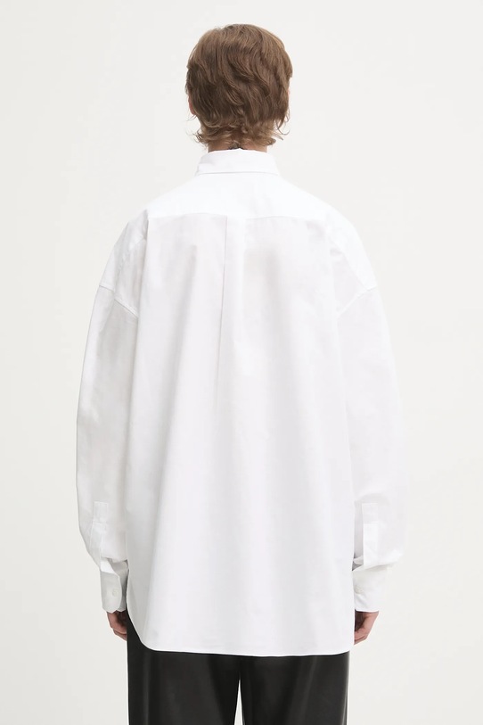 Odzież Fiorucci koszula bawełniana Angel Patch Relaxed Fit W02SMTLO055CO01WH01 biały