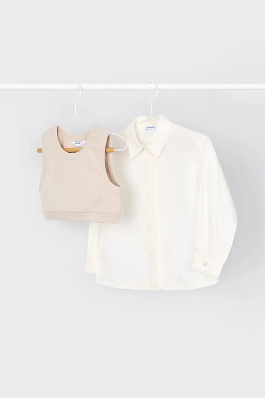 Mayoral koszula dziecięca 4317.6C.Mini.9BYA beżowy AW25