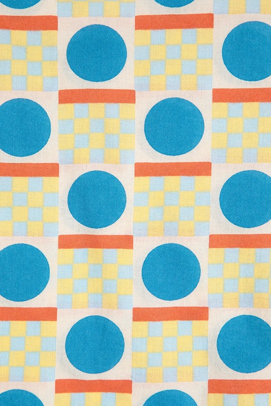 Otroška bombažna srajca Bobo Choses Geometric Scacs 225AC054 zelena
