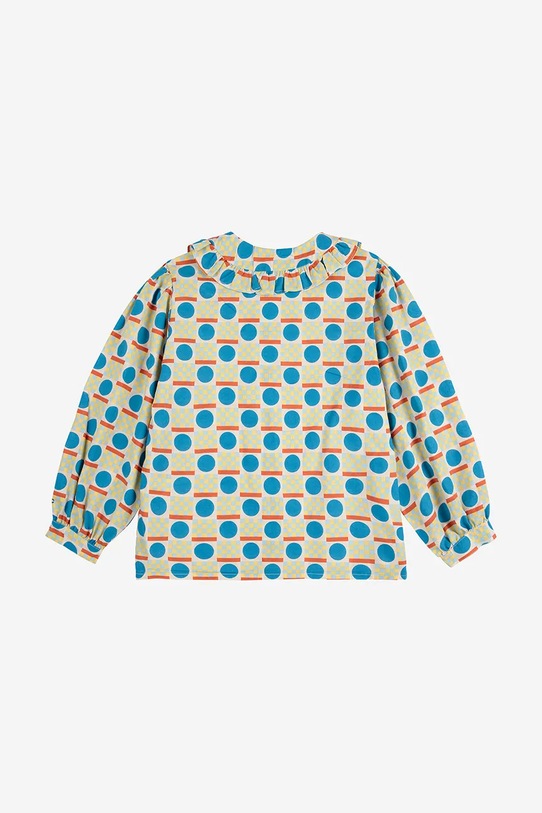 Lány Bobo Choses gyerek ing pamutból Geometric Scacs 225AC054 többszínű