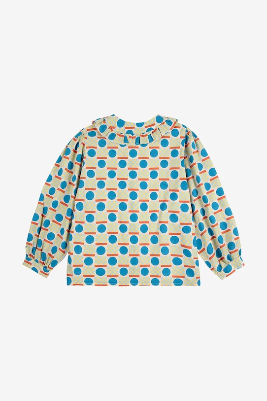 Lány Bobo Choses gyerek ing pamutból Geometric Scacs 225AC054 többszínű