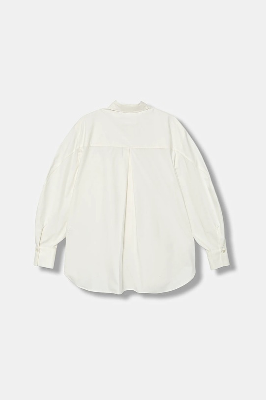 Детская хлопковая рубашка Elisabetta Franchi EFCA270.0.CA235 белый AW25